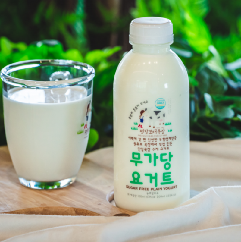 강원더몰,평창보배목장 무가당요거트 500ml