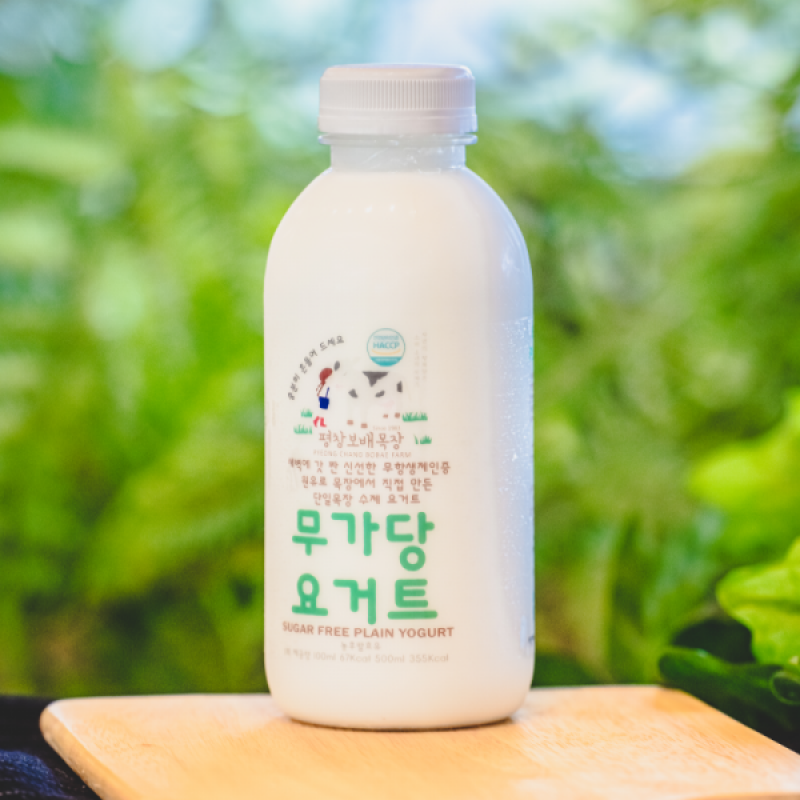 강원더몰,평창보배목장 무가당요거트 500ml